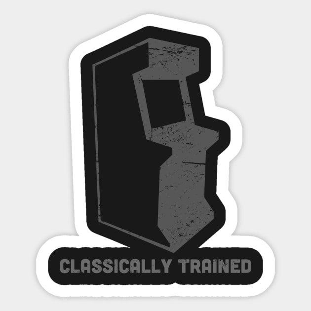 Classically Trained - Retro Arcade Game Sticker by MeatMan